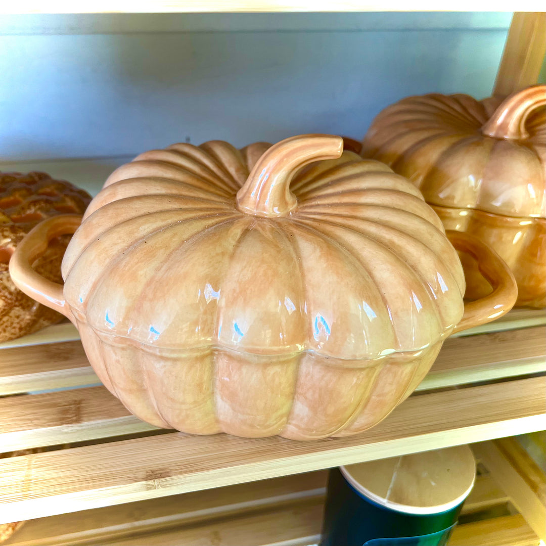 Large Pumpkin Soup Jar, with lid