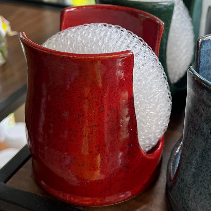 Handmade Pottery Sponge Caddy