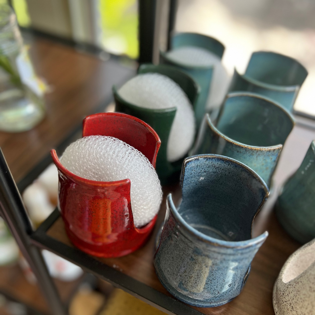 Handmade Pottery Sponge Caddy