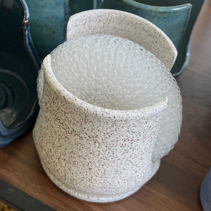 Handmade Pottery Sponge Caddy