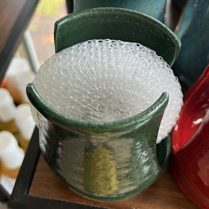 Handmade Pottery Sponge Caddy