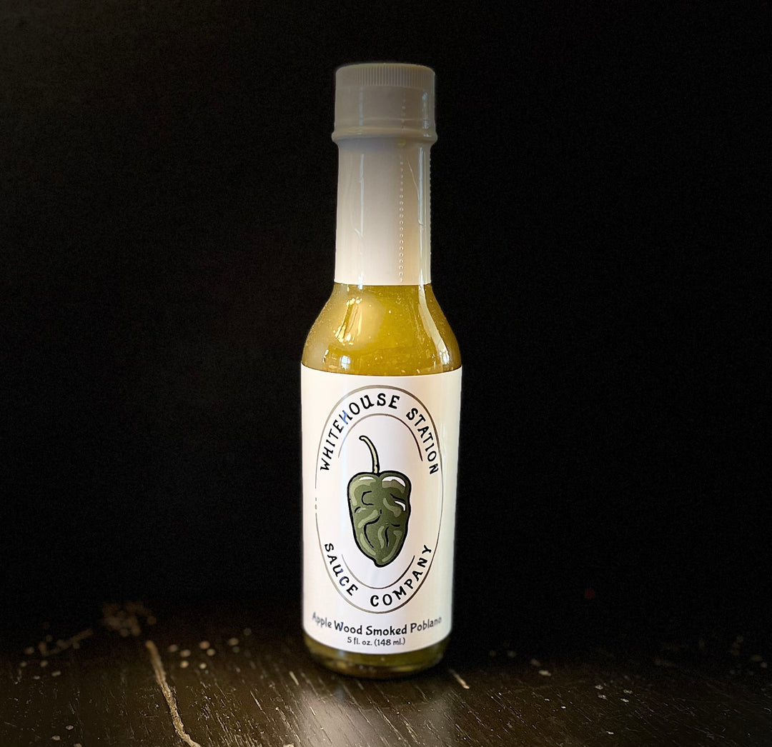 🔥Whitehouse Station Apple Smoked Polano-Jalapeño Hot Sauce, 5oz