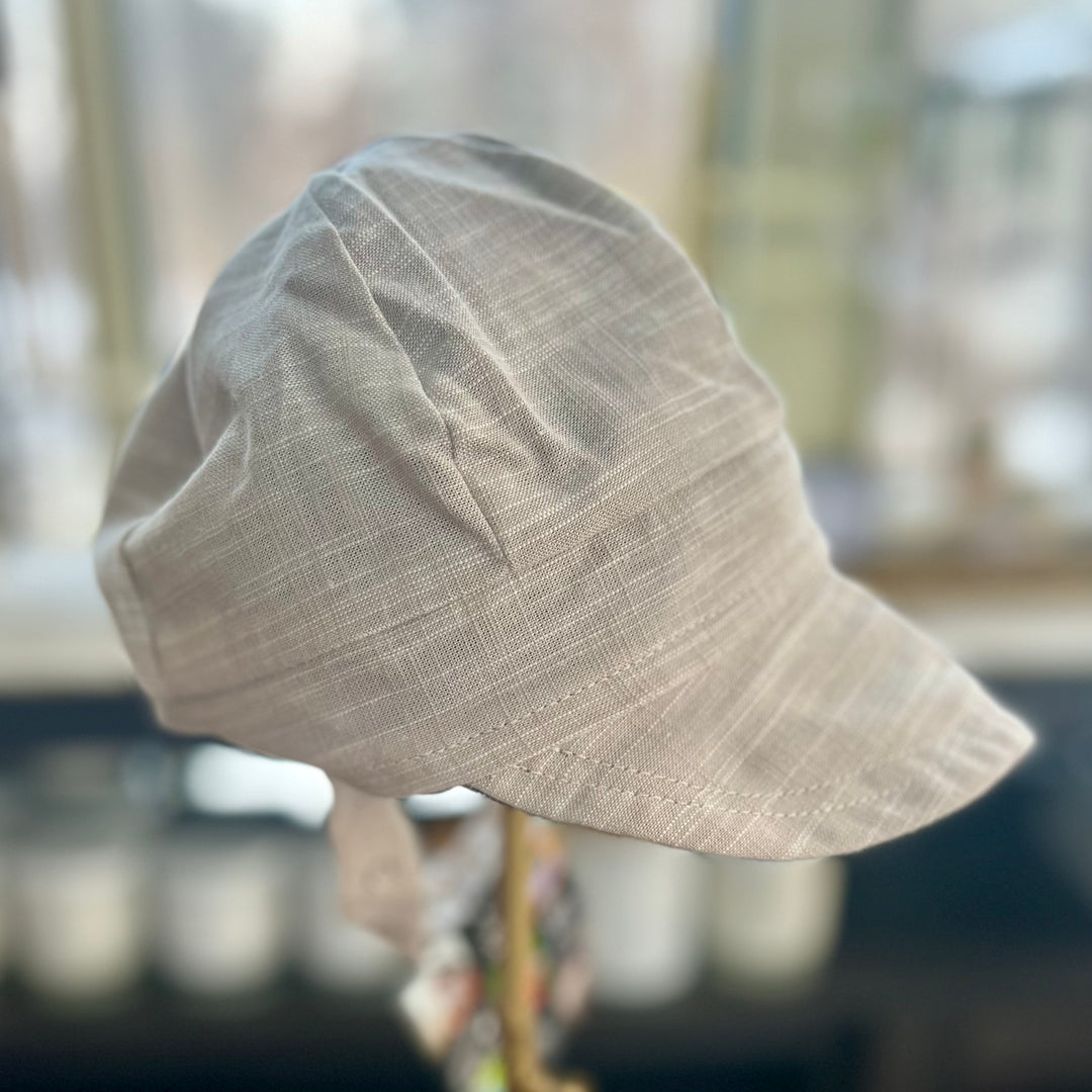 Chambray Cap, handmade