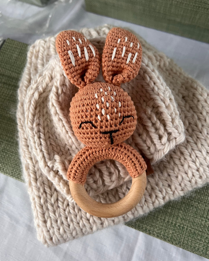 Hand-Crochet Baby Rattles, multiple designs