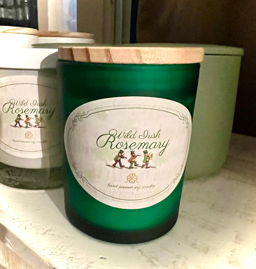 Wild Irish Rosemary Natural Soy Candles