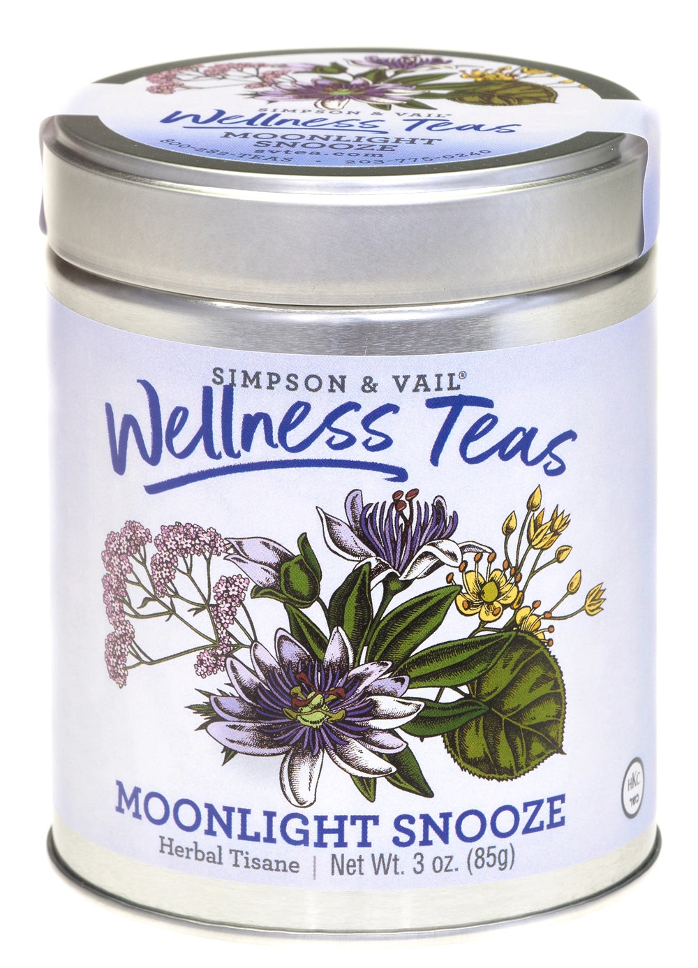 Moonlight Snooze Herbal Tea Blend, 4oz tin