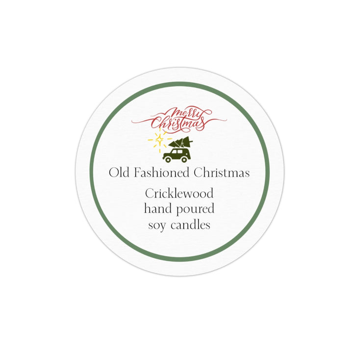 Old Fashioned Christmas hand-poured natural soy candles
