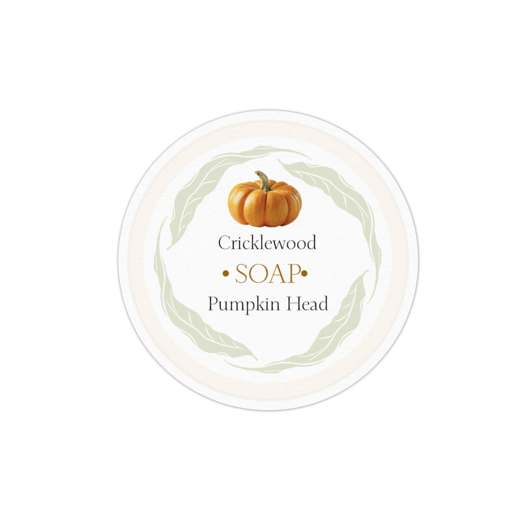 Pumpkin Head hand-poured soap bars