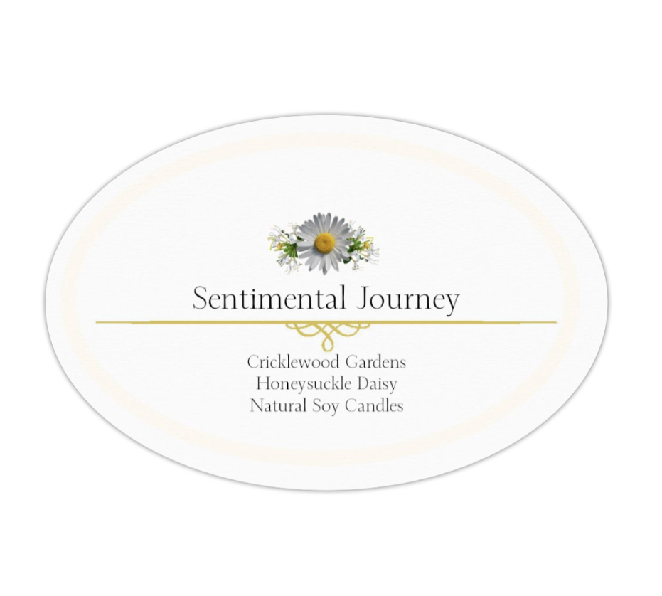 Sentimental Journey Natural Soy Candles, 11oz