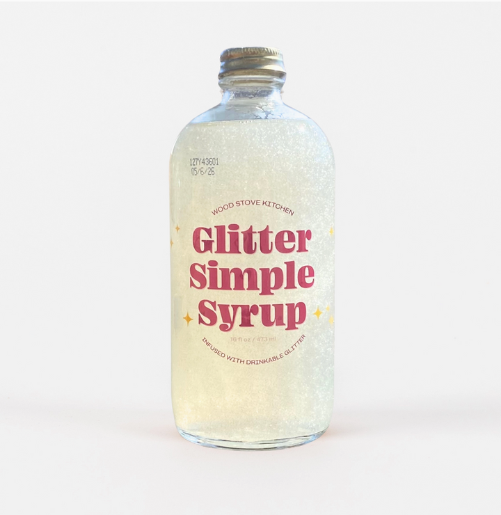 Glitter Simple Syrup, 16 fl oz