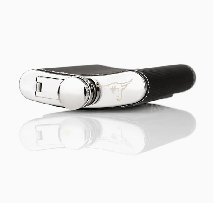 Metal Embossed Scottish Hip Flask - Boxed