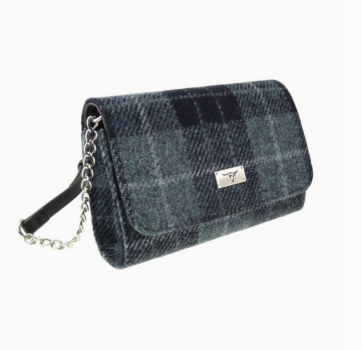 Scottish Harris Tweed Strathy Wallet Shoulder Bags