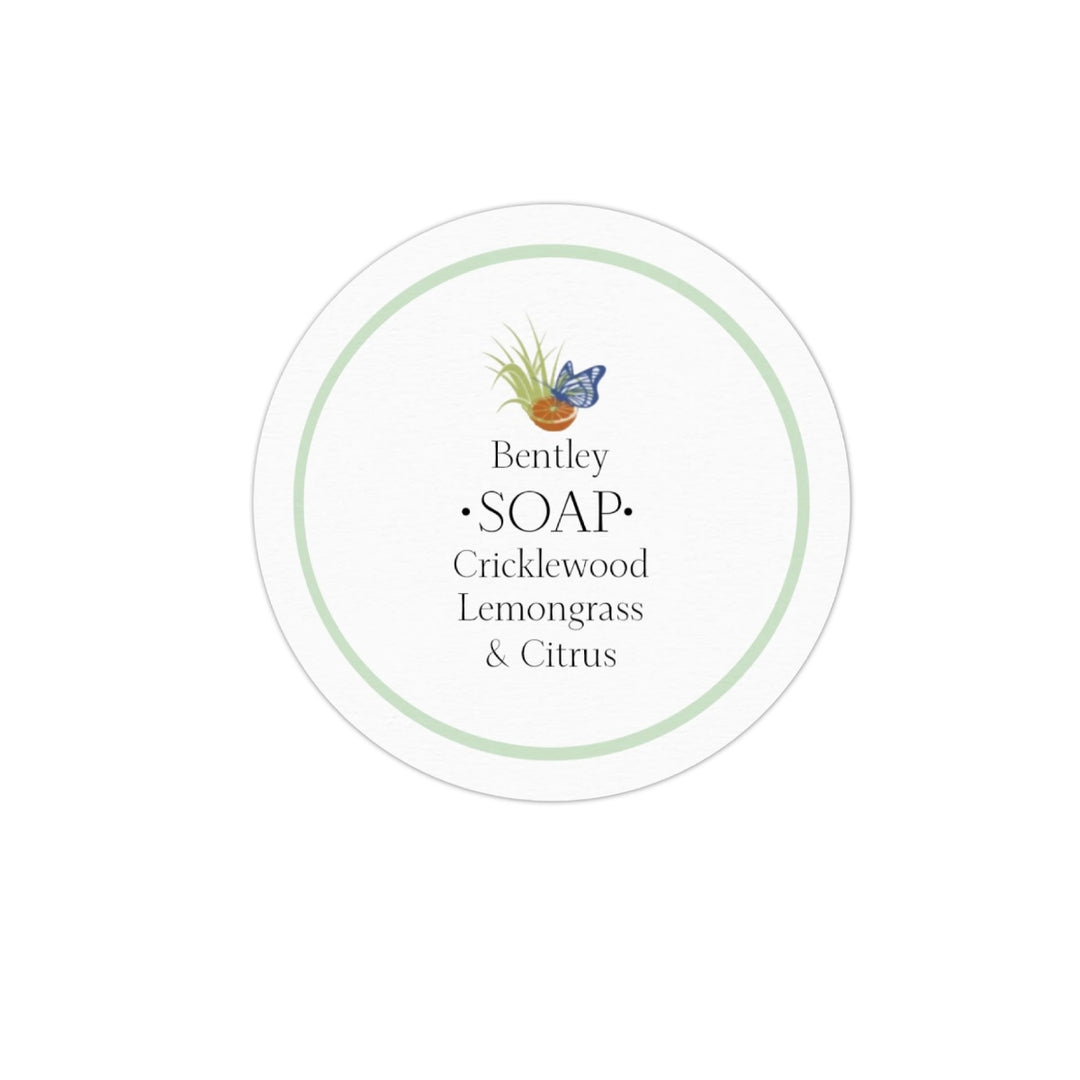 Bentley, lemongrass citrus hand-poured soap